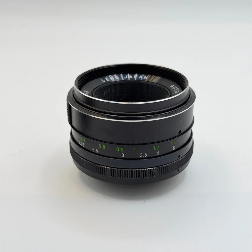 Ricoh Auto Rikenon 50mm f2 Lens M42 Screw Mount Vintage Prime Made in Japan